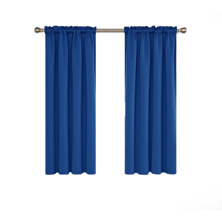 Ebern Designs Melandra Polyester Room Darkening Curtain Pair Wayfair
